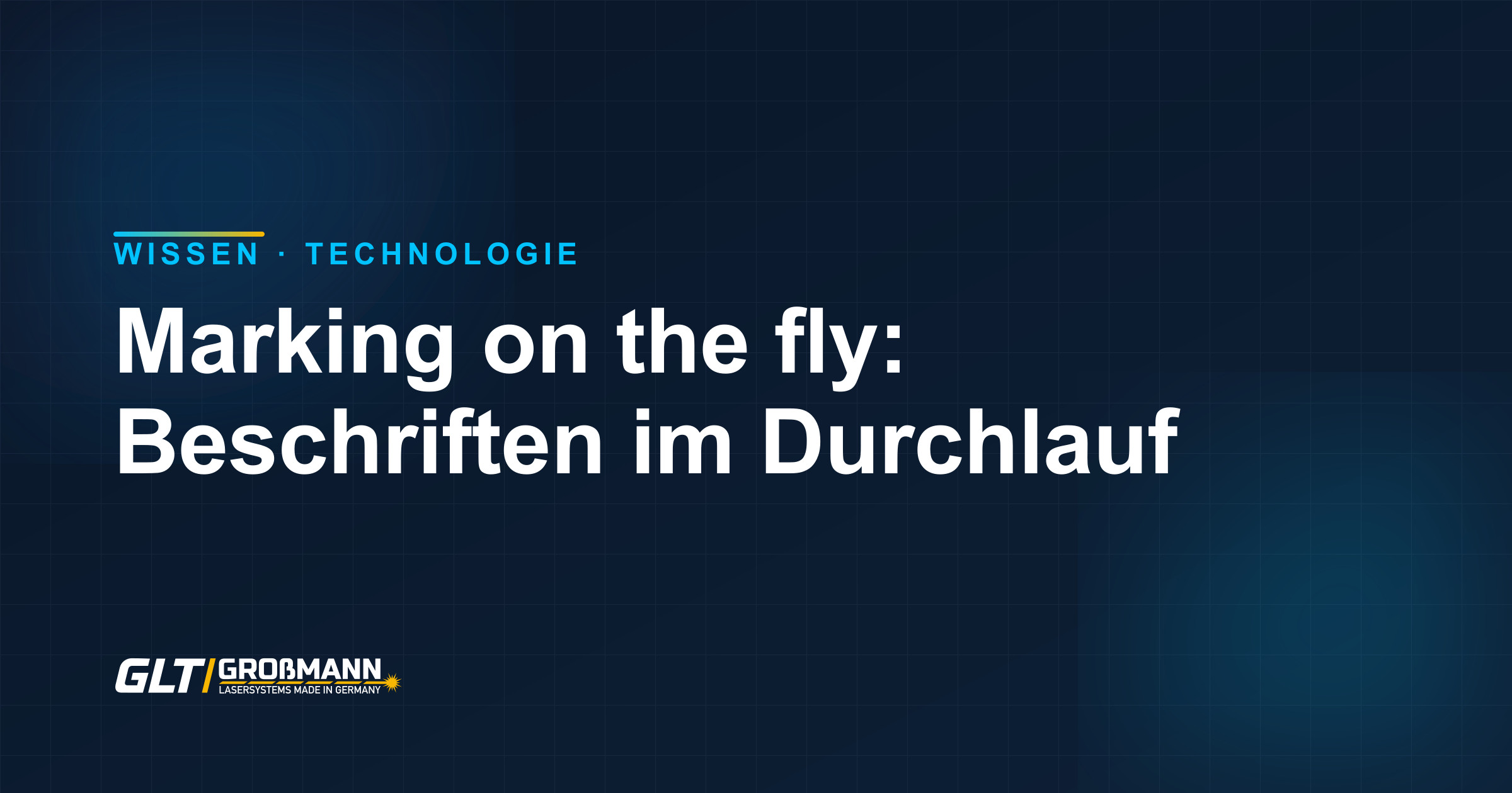 Marking on the fly: Beschriftungslaser markiert Bauteile im laufenden Durchlauf auf dem Förderband